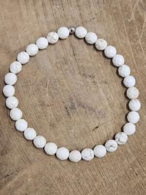 Magnestiet facet geslepen armband