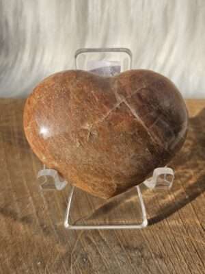 Perzik maansteen hart