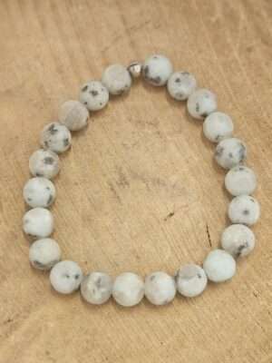 Kiwi jaspis mat armband