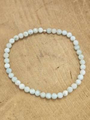Larimar facet armband