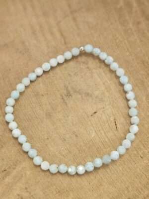 Larimar facet armband
