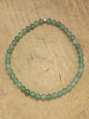 Aventurijn facet armband