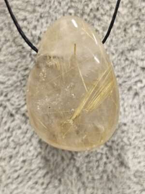 Goud rutiel hanger