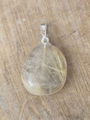 Goud rutiel hanger
