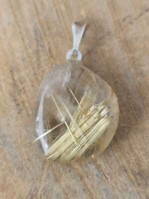 Goud rutiel hanger