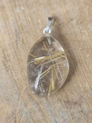 Goud rutiel hanger