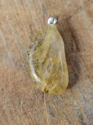 Goud rutiel hanger