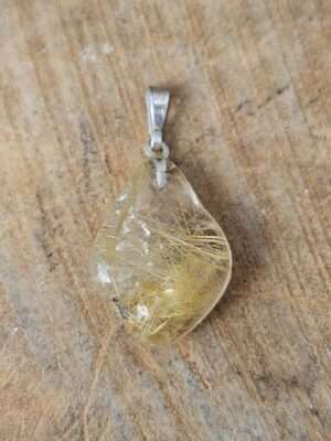 Goud rutiel hanger
