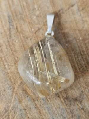 Goud rutiel hanger