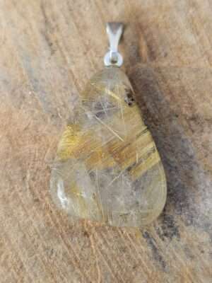 Goud rutiel hanger