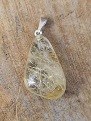 Goud rutiel hanger