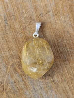 Goud rutiel hanger