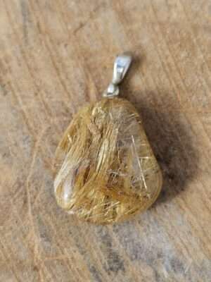 Goud rutiel hanger